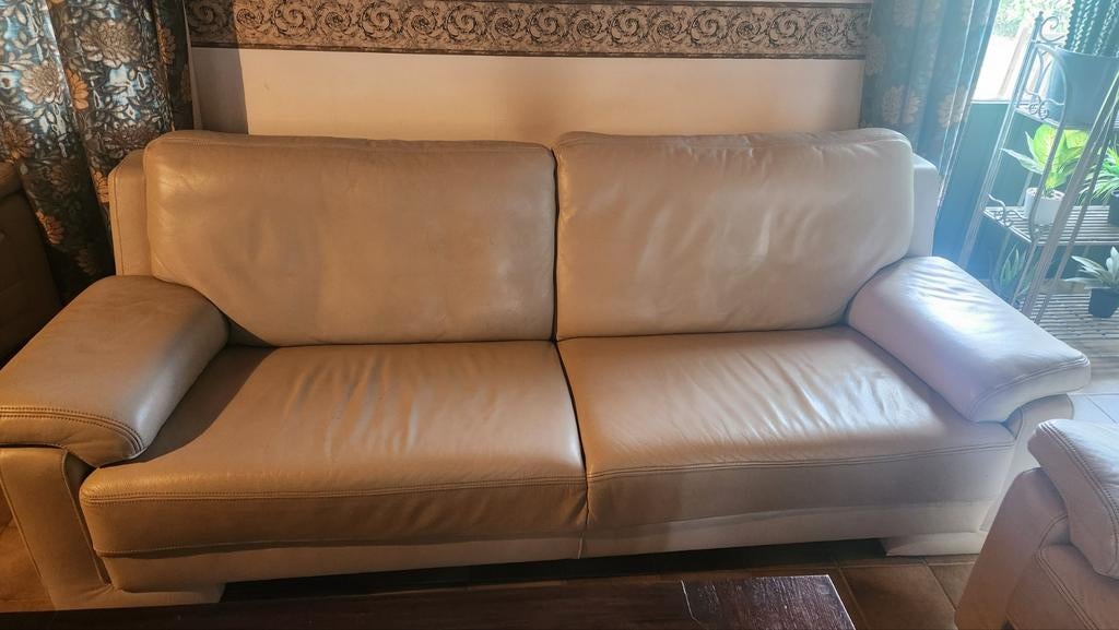 Salon de cuir., Maison & Meubles, Canapés | Salons, Enlèvement