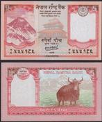 Nepal 5 Rupees, Ophalen of Verzenden, Zuid-Azië, Los biljet