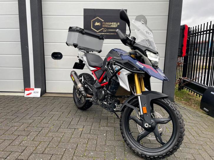 BMW G 310 GS | 2021 | Akrapovic | Koffer | LED | Valbeugels, Motos, Motos | BMW, Entreprise, Enduro, 12 à 35 kW, 1 cylindre, Permis Moto A2 minimum
