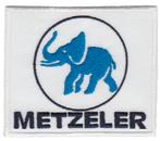 Metzeler stoffen opstrijk patch embleem, Motoren, Verzenden, Nieuw