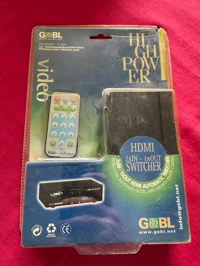 Nieuw HDMI switcher, Ophalen of Verzenden, Zo goed als nieuw