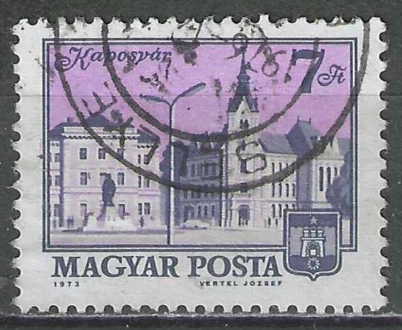 Hongarije 1973 - Yvert 2311 - Kaposvar  (ST), Postzegels en Munten, Postzegels | Europa | Hongarije, Gestempeld, Verzenden