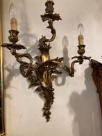 Koppel antieke bronzen wandluchters, Enlèvement