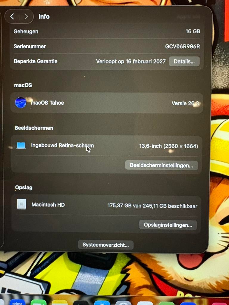 Macbook Air M4 13 inch + Apple Mouse, Computers en Software, Monitoren, Ophalen of Verzenden, Zo goed als nieuw