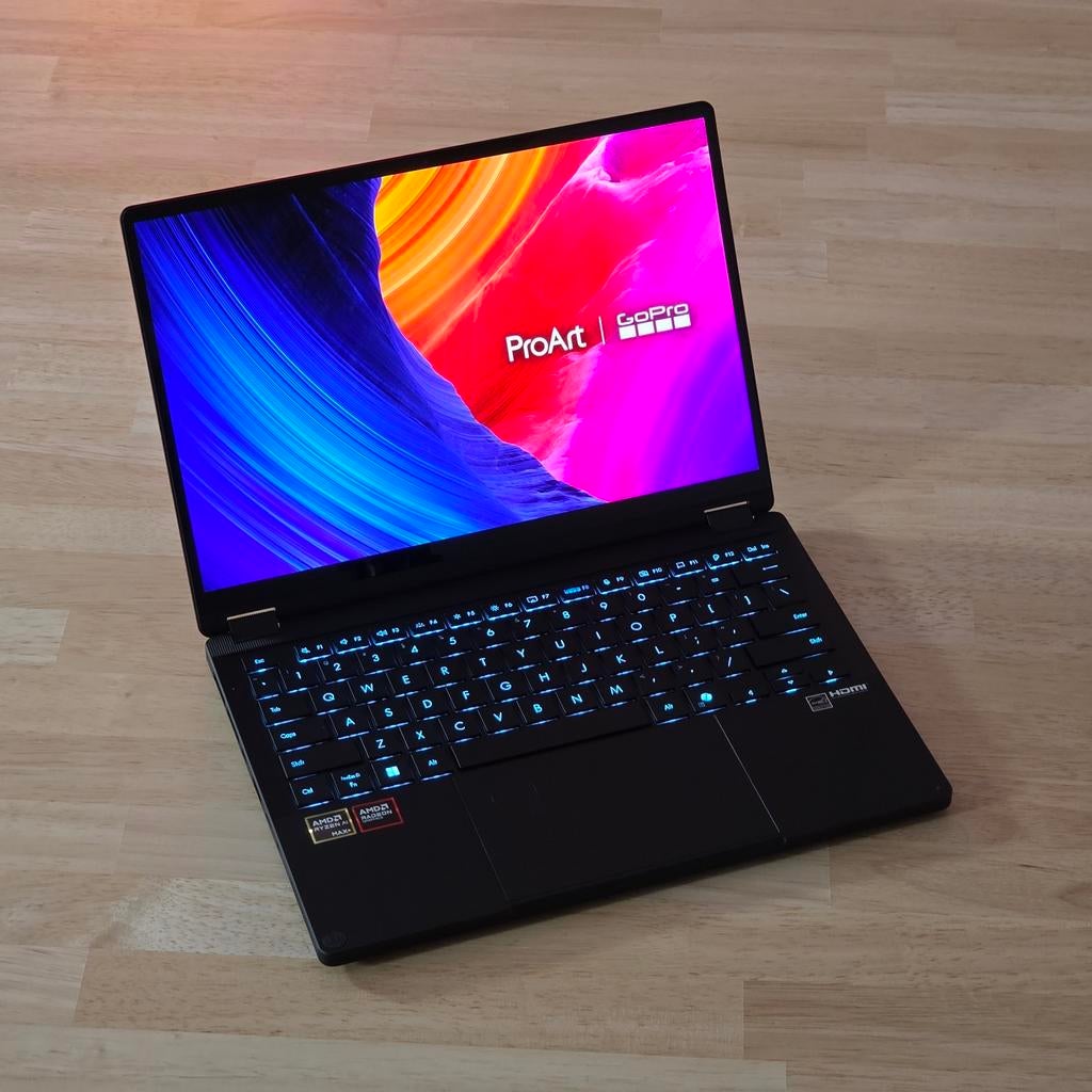 Asus ProArt PX13 GoPro (128GB RAM + Ryzen Max+ 395), Computers en Software, Windows Laptops, Nieuw, 13 inch, SSD, 4 Ghz of meer