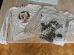2 longsleeve thema poesjes maat 128, Ophalen of Verzenden, Gebruikt, Meisje, Shirt of Longsleeve