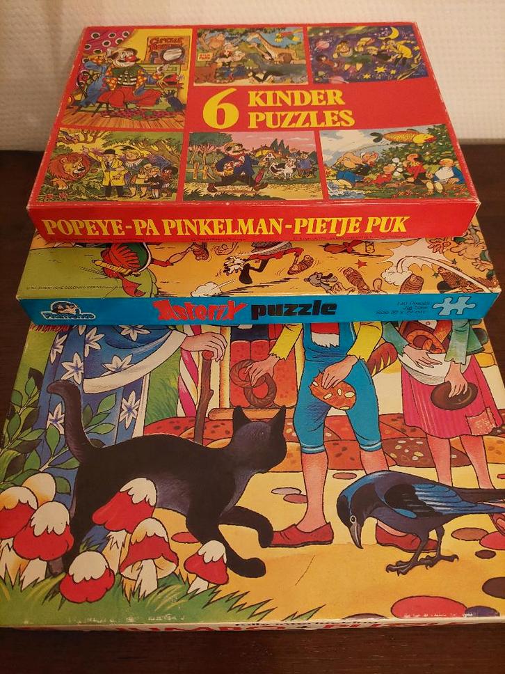 Kinderpuzzels – vintage - (van 63-70-140 stuks), Kinderen en Baby's, Speelgoed | Kinderpuzzels, Zo goed als nieuw, Ophalen of Verzenden
