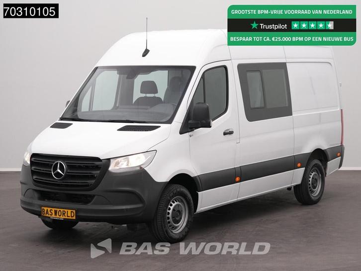 Mercedes Sprinter 314 CDI Dubbel Cabine L2H2 Airco Cruise MB, Auto's, Bestelwagens en Lichte vracht, Bedrijf, Te koop, Airconditioning