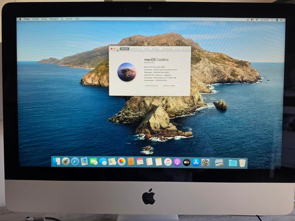 21,5-inch iMac(eind 2013), Computers en Software, Apple Desktops, Ophalen, 8 GB, IMac, HDD