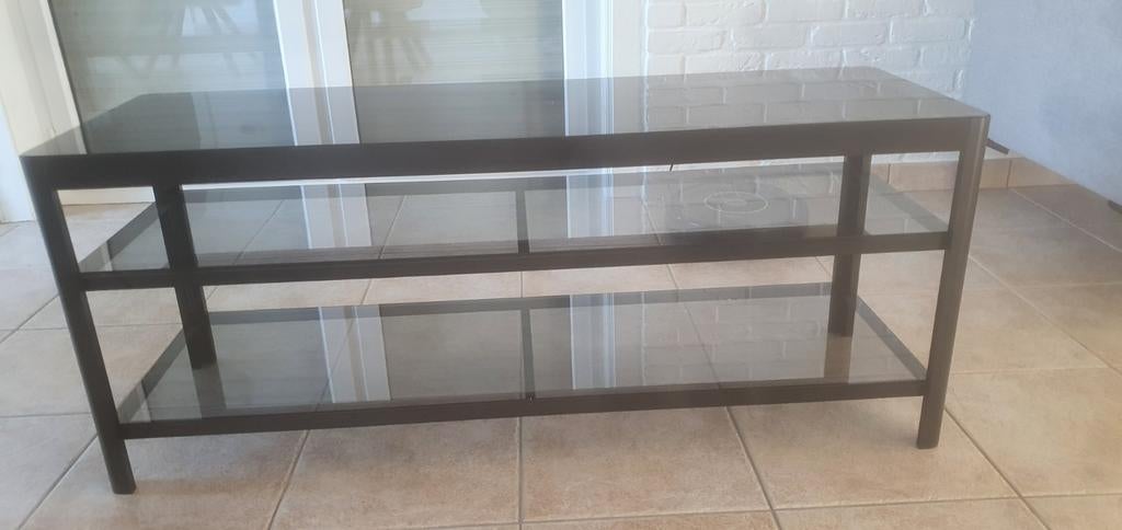 Glazen tv meubel, Ophalen