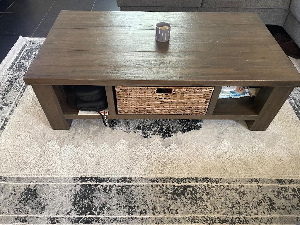 Salontafel, Huis en Inrichting, Tafels | Salontafels, Ophalen, Gebruikt, Rechthoekig