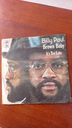 Vinyl (45t) billy paul "brown baby", Enlèvement, 1970 - 1979, Comme neuf