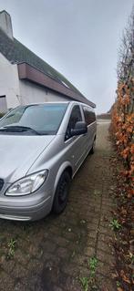 Mercedes Vito 115CDI 2096 AIRCO 170.000KM 5PL DUBBELE CABINE, Auto's, Zwart, Bedrijf, 5 deurs, Overige carrosserie