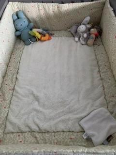 Babypark, Kinderen en Baby's, Babyparken, Gebruikt, Rechthoekig, In hoogte verstelbaar, Boxkleed, Wieltjes, Ophalen