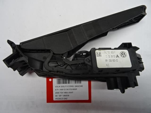 PEDALE D'ACCELERATEUR Golf V 4Motion (1K1) (1K1721503F), Utilisé, Volkswagen