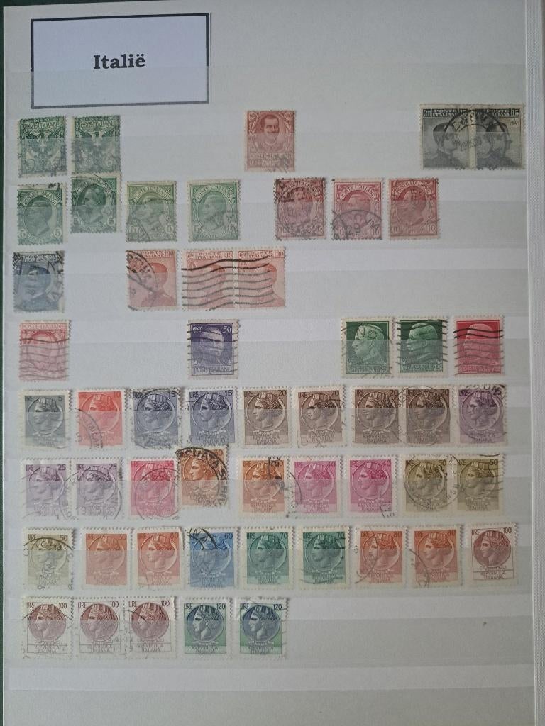 Lot de timbres « Italie » usagés de la collection., Enlèvement ou Envoi, Affranchi