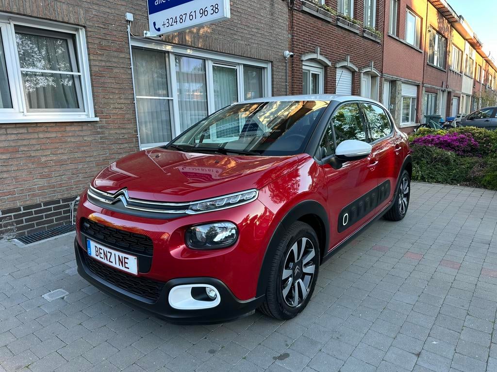 Citroen C3 1.2i! Nieuwstaat* Airco*Navi*68000km* Garantie!, Autos, Rouge, Achat, Euro 6, Entreprise