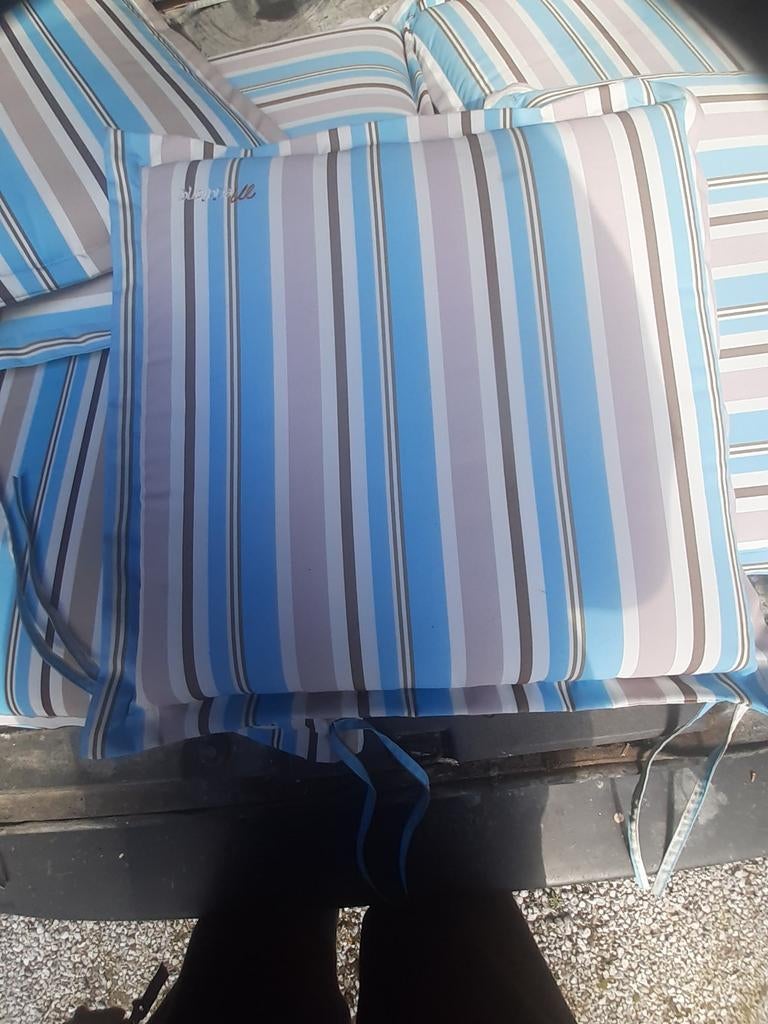 Coussins pour chaises de jardin, Enlèvement, Comme neuf