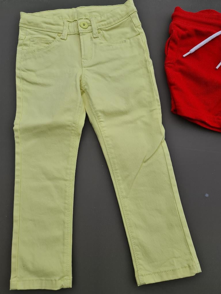 gele broek, bel & bo, 98, Kinderen en Baby's, Kinderkleding | Maat 98, Ophalen, Zo goed als nieuw, Broek