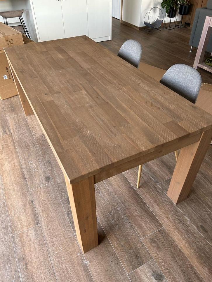 Houten tafel, Maison & Meubles, Mobilier complet, Enlèvement