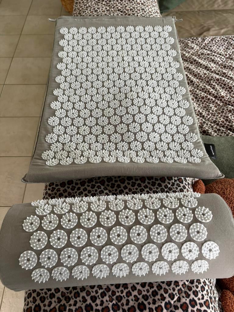 Spijkermat en kussen, Sport en Fitness, Massageproducten, Ophalen, Zo goed als nieuw