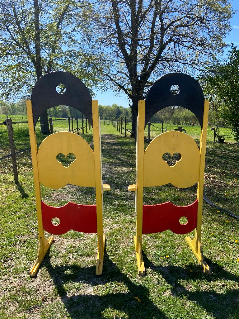 Chandeliers obstacle jumping, Enlèvement, Utilisé, Obstacle