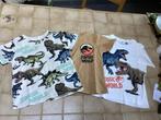 Set van 3 t-shirts maat 4-6 jr jurassic world, Kinderen en Baby's, Kinderkleding | Maat 110, Ophalen of Verzenden, Zo goed als nieuw