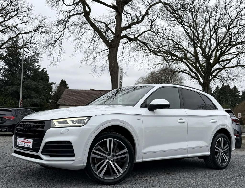 Audi Q5 2.0TDI Quattro S line S tronic 2019 Leder Garantie, Autos, Audi, Entreprise, Achat, Q5, ABS, Airbags, Air conditionné