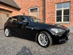 BMW 1 serie 116ed topstaat zomer/winterset, Auto's, BMW, Zwart, 4 cilinders, Zwart, 1595 cc