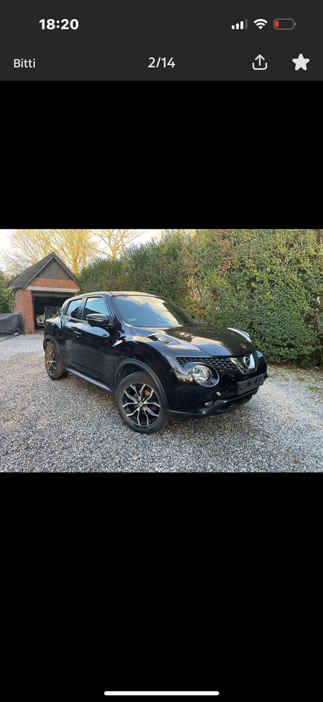 Nissan juke 1.6 2018 essence, Autos, Cuir, Euro 5, Achat, Noir