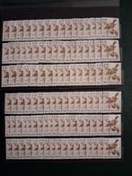 Buzin 2985** 100X 0,50Bfr/€0,01 Goudhaantje, Postzegels en Munten, Verzenden, Orginele gom, Kunst, Zonder stempel