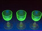 Uranium Glas Glazen ( 3 ), Enlèvement ou Envoi