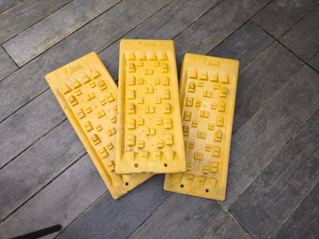 Fiamma levellers, Ophalen