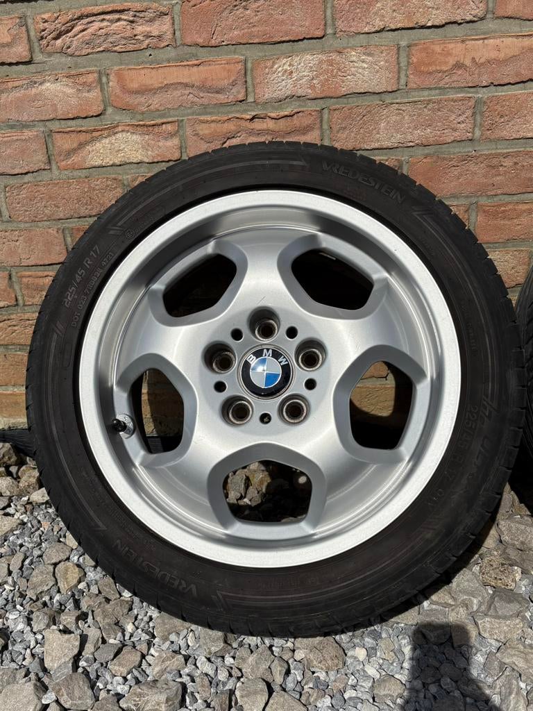 Jantes Bmw M3 E36 + Pneus, Autos : Pièces & Accessoires, Pneus & Jantes, Pneu(s), 17 pouces, Enlèvement