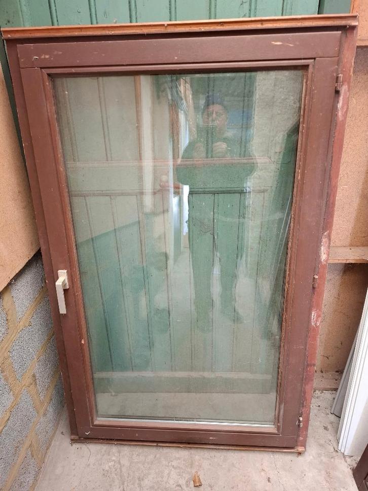 Châssis Cadre complet double vitrage, Bricolage & Construction, Vitres, Châssis & Fenêtres, Utilisé, Fenêtre de façade ou Vitre