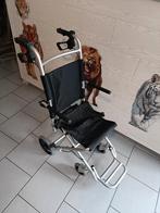 Petite chaise roulante aluminium pliable à poussé (NEUVE), Divers, Enlèvement