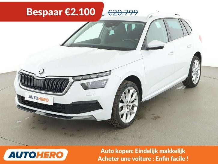 Skoda Kamiq 1.0 TSI Style (bj 2021, automaat), Auto's, Skoda, Te koop, Kamiq, ABS, Achteruitrijcamera, Airbags, Airconditioning