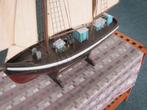 Modelschip. Franse vissersboot, Ophalen, Gebruikt