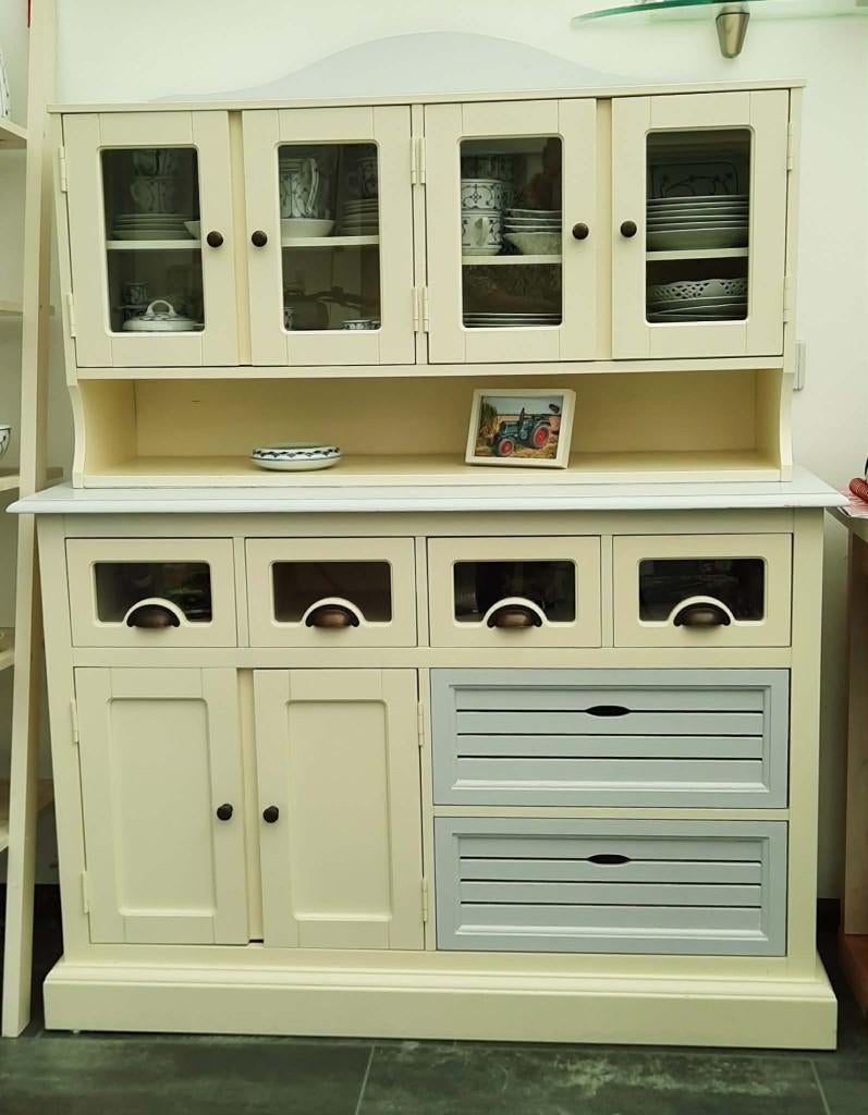 buffetkast, vitrinekast, Huis en Inrichting, Ophalen, Zo goed als nieuw, Overige houtsoorten, Met deur(en)