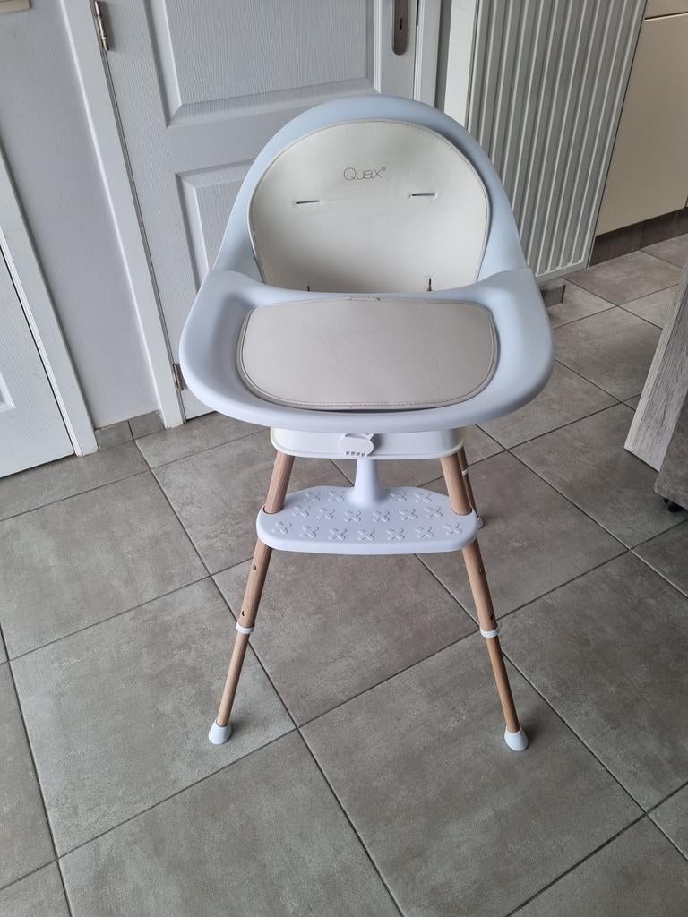 Chaise haute bébé quax, Ophalen, Gebruikt, Meegroeistoel, Gordel(s)