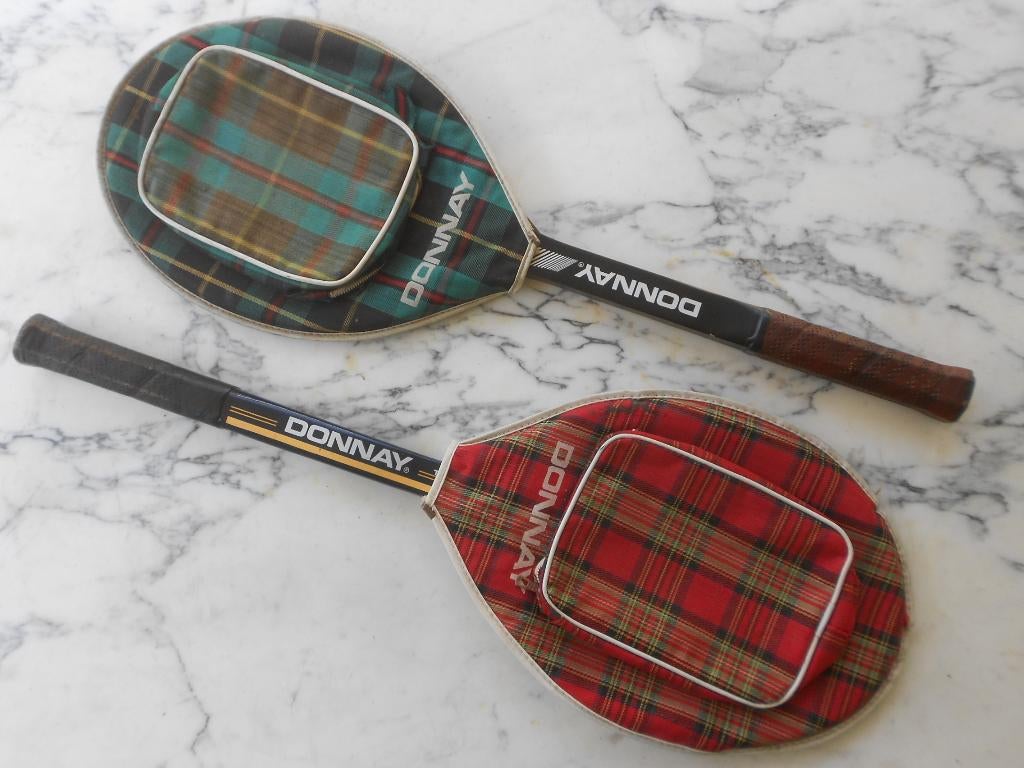 Raquette de tennis Donnay avec housses Donnay. Vintage., Sports & Fitness, Enlèvement ou Envoi, Raquette, Wilson