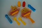 Fisher-Price Fun with Food friet en hotdog set, Ophalen of Verzenden, Gebruikt, Kunststof, Speelkeuken-accessoire
