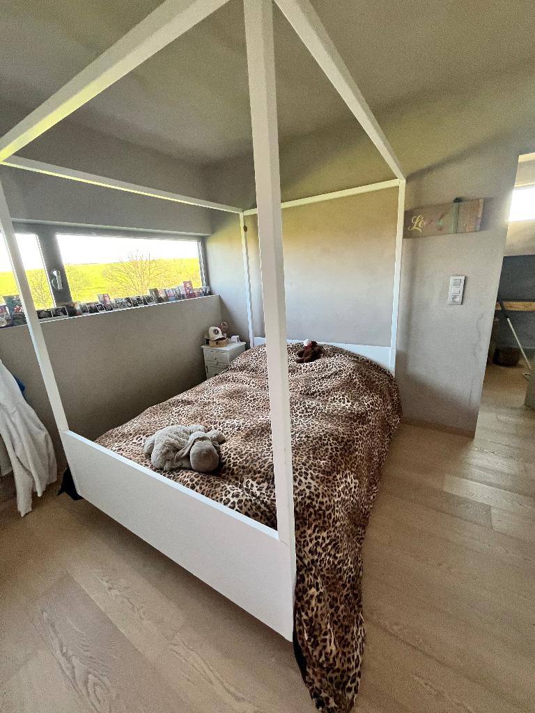 Lit baldaquin Maison du Monde, 140 cm, Enlèvement, Utilisé, Deux personnes