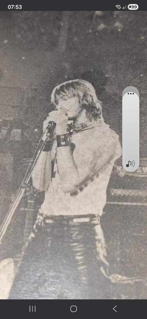 Renaud sur scène photos argentique rare, Collections, Enlèvement, Utilisé