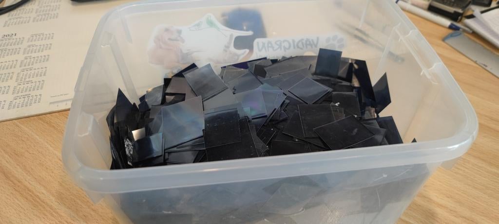 Christal zwarte terugslag voor stempel, Ophalen of Verzenden