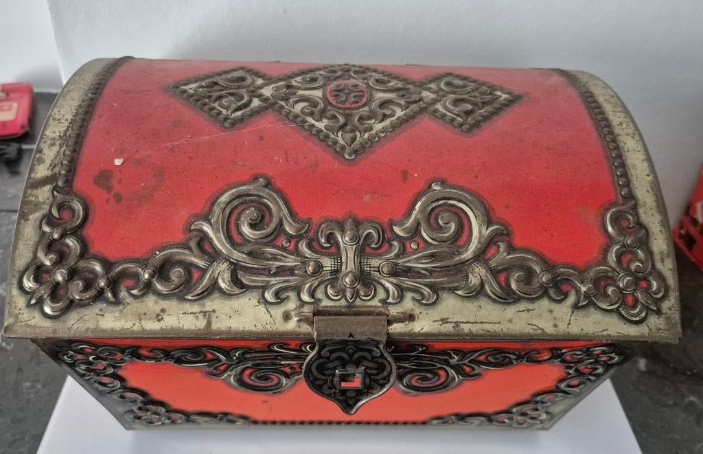 Boîte à biscuits Victoria vintage des années 50/60, Collections, Enlèvement ou Envoi, Utilisé, Biscuits, Autres marques