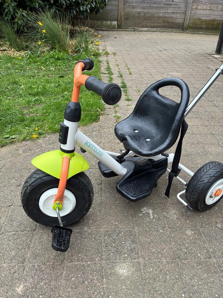 KETTLER Driewieler, Ophalen, Zo goed als nieuw, Kettler, Duwstang