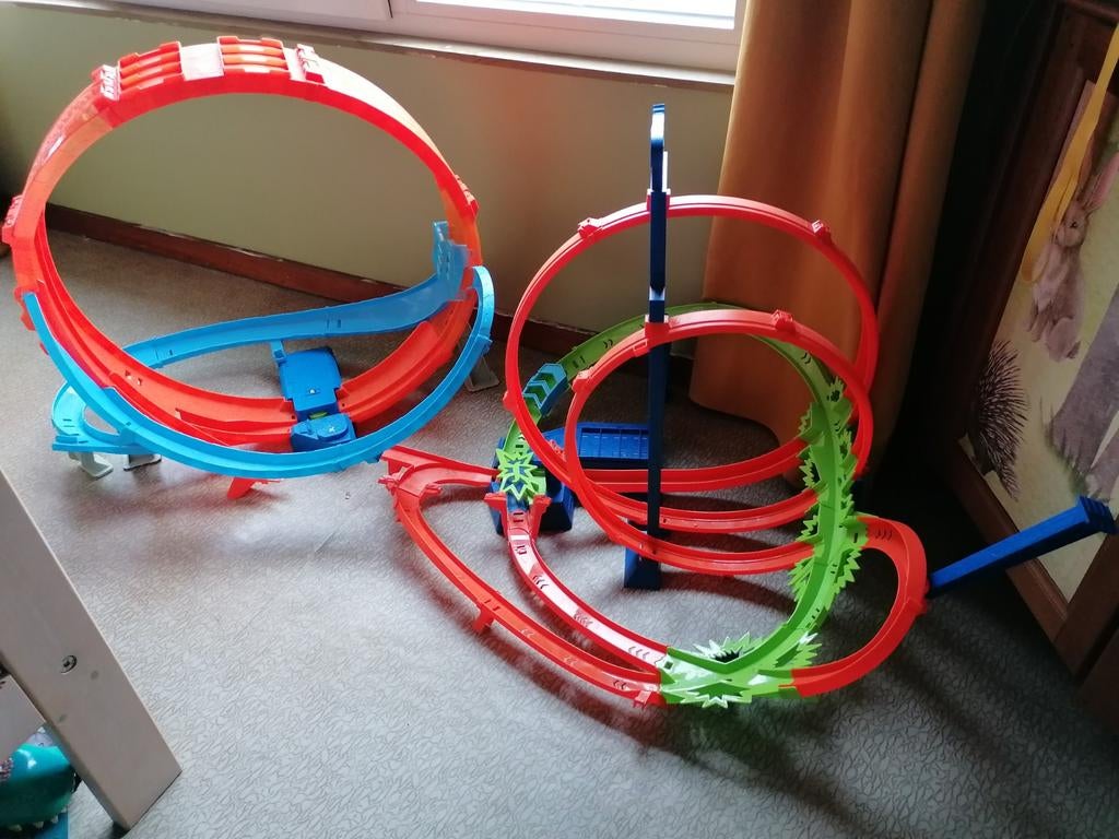 Hot Wheels banen, Ophalen, Racebaan, Zo goed als nieuw, Hot Wheels