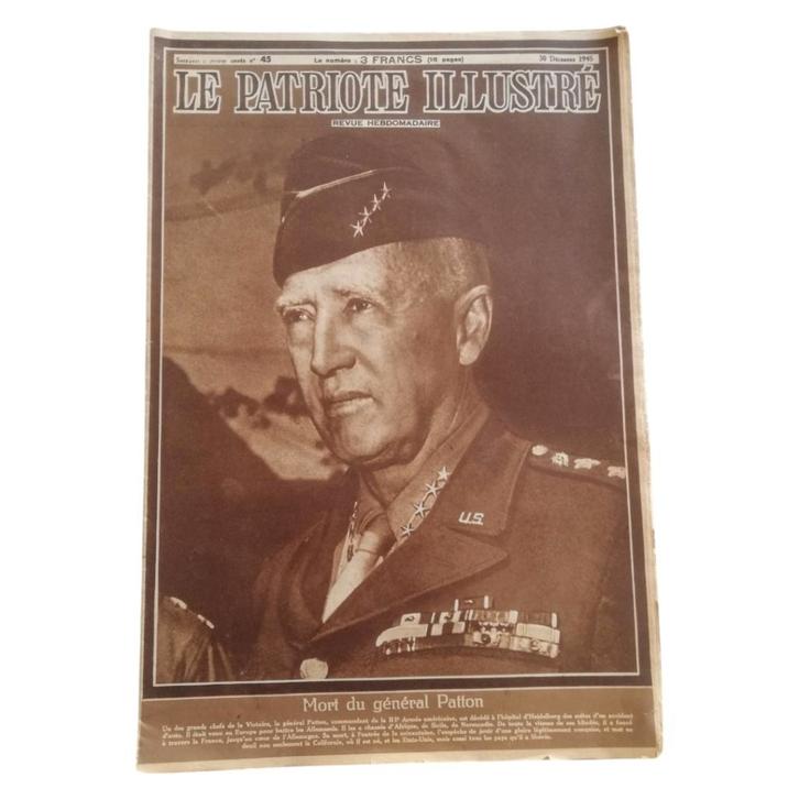 Le Patriote illustré - Général Patton, Collections, Objets militaires | Seconde Guerre mondiale, Autres, Enlèvement ou Envoi
