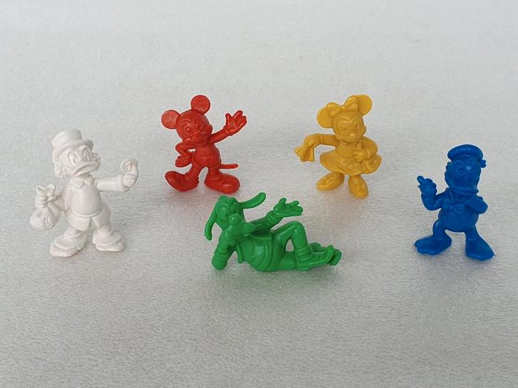 Lot van 5 Disney figuren: Mickey - Minnie - Goofy (Bully), Verzamelen, Disney, Gebruikt, Beeldje of Figuurtje, Donald Duck, Ophalen of Verzenden